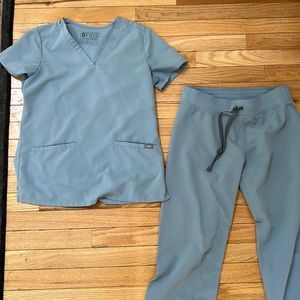 RARE- Dusty Blue FIGS set XS